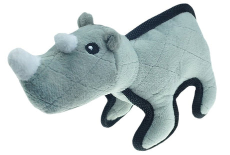 Pet Park Blvd US2021 14 20 Dog Toy, Small, Chew, Tuffimals Rhino