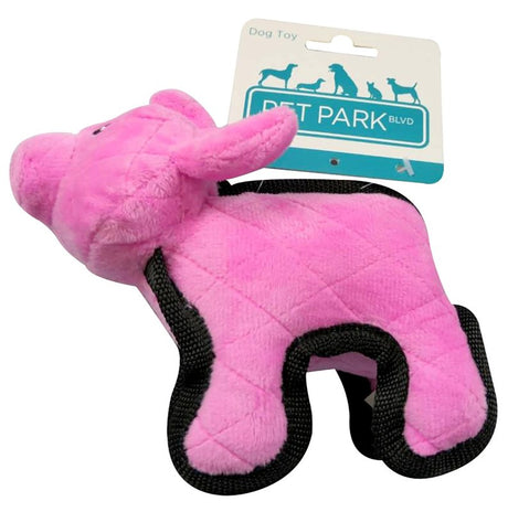 Pet Park Blvd US2021 14 22 Dog Toy, Small, Chew, Tuffimals Pig