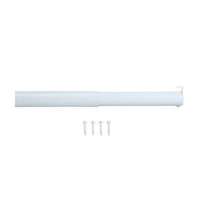ProSource 21014PHX-PS Adjustable Closet Rod, 48 to 72 in L, Steel