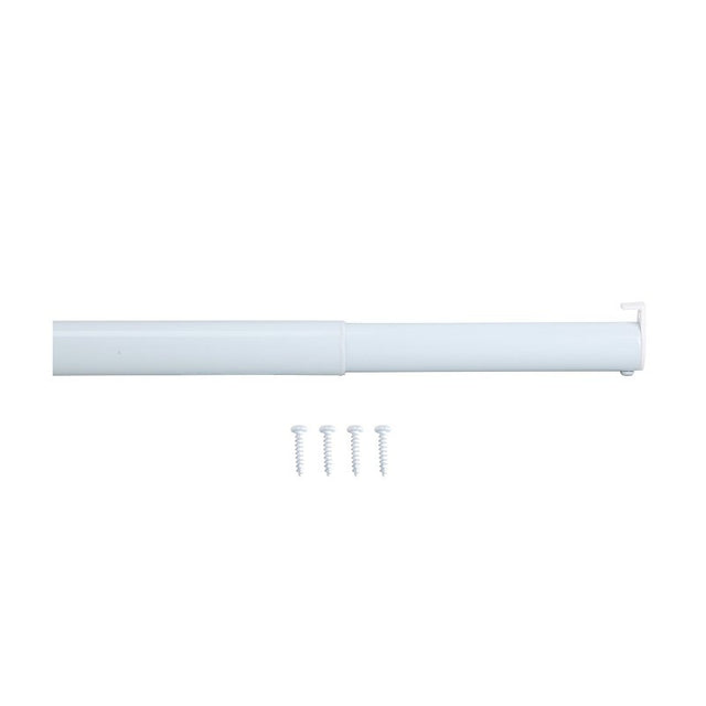 ProSource 21014PHX-PS Adjustable Closet Rod, 48 to 72 in L, Steel