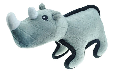 Pet Park Blvd US2021 18 20 Dog Toy, L, Chew, Tuffimals Rhino