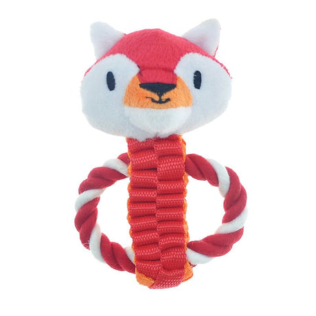 Pet Park Blvd US2281 13 Dog Toy, Tossers Toy, Fox, Raccoon