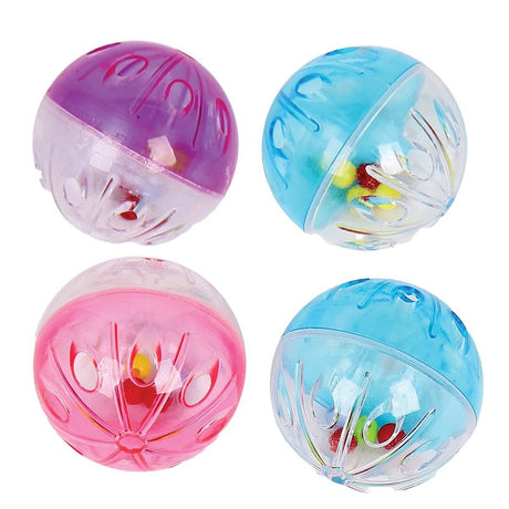 Pet Park Blvd US8039 57 Rattle Ball Toy, 1-1/2 in, Plastic