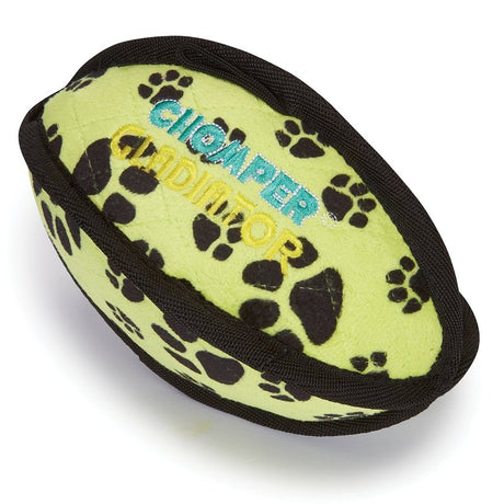 Chomper Gladiator Series WB11506 Dog Toy, L, Plush, Tuff Football, Nylon, Assorted