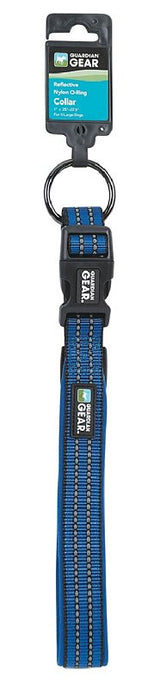 Guardian Gear ZA0006 12 19 Dog Collar, O-Ring Link, 12 to 19 in L Collar, Nylon, Royal Blue