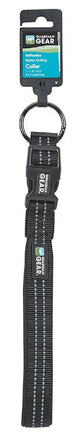 Guardian Gear ZA0006 16 30 Dog Collar, O-Ring Link, 16 to 30 in L Collar, Nylon, Jet Black