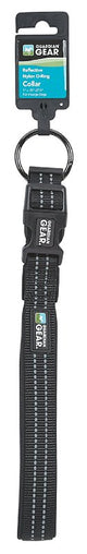 Guardian Gear ZA0006 24 30 Dog Collar, O-Ring Link, 24 to 30 in L Collar, Nylon, Jet Black