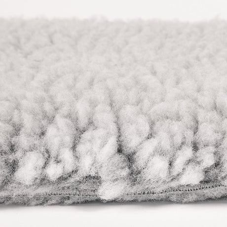 Slumber Pet ZA427 17 55 Dog Mat, 17-3/4 in L, 11-3/4 in W, Acrylic/Polyester Sherpa Cover, Natural