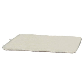 Slumber Pet ZA427 41 55 Dog Mat, 41-3/4 in L, 27-3/4 in W, Acrylic/Polyester Sherpa Cover, Natural