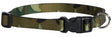 Casual Canine ZA6741 10 43 Dog Collar, D-Ring Link, 10 to 16 in L Collar, 5/8 in W Collar, Nylon, Green Camo