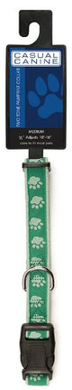 Casual Canine ZA8871 06 43 Dog Collar, 6 to 10 in L Collar, 3/8 in W Collar, Nylon, Green