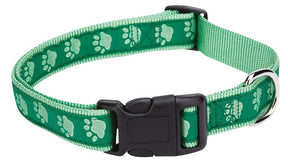 Casual Canine ZA8871 06 43 Dog Collar, 6 to 10 in L Collar, 3/8 in W Collar, Nylon, Green