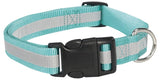 Guardian Gear ZA984 14 19 Dog Collar, 14 to 20 in L Collar, 5/8 in W Collar, Nylon, Blue, Reflective Taping