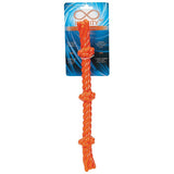 Infinity ZD2056 69 Dog Toy, 3-Knot Rope, Thermoplastic Rubber, Orange