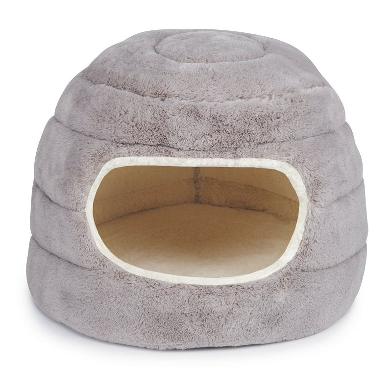 Slumber Pet ZW9087 11 Cuddler Bed, 16 in L, Polyester Cover, Gray, Machine Wash Cold on Gentle Cycle, Tumble Dry Low