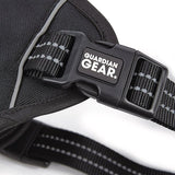 Guardian Gear ZA0031 12 30 Reflective Harness, 16 to 25 in, Fastening Method: O-Ring Strap, Nylon Harness, Jet Black
