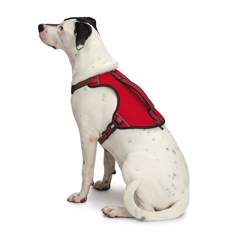Guardian Gear ZA0031 16 83 Reflective Harness, 18 to 30 in, Fastening Method: O-Ring Strap, Nylon Harness, True Red