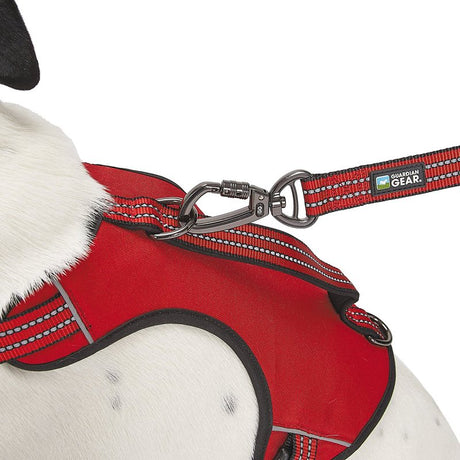 Guardian Gear ZA0031 16 83 Reflective Harness, 18 to 30 in, Fastening Method: O-Ring Strap, Nylon Harness, True Red