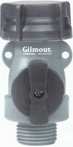 Gilmour 800014-1001 Shut-Off Valve, 5/8 in, Polymer Body