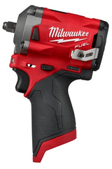 Milwaukee M12 FUEL Series 2554-20 Stubby Impact Wrench, Tool Only, 12 V, 3/8 in Drive, 0 to 3200 ipm