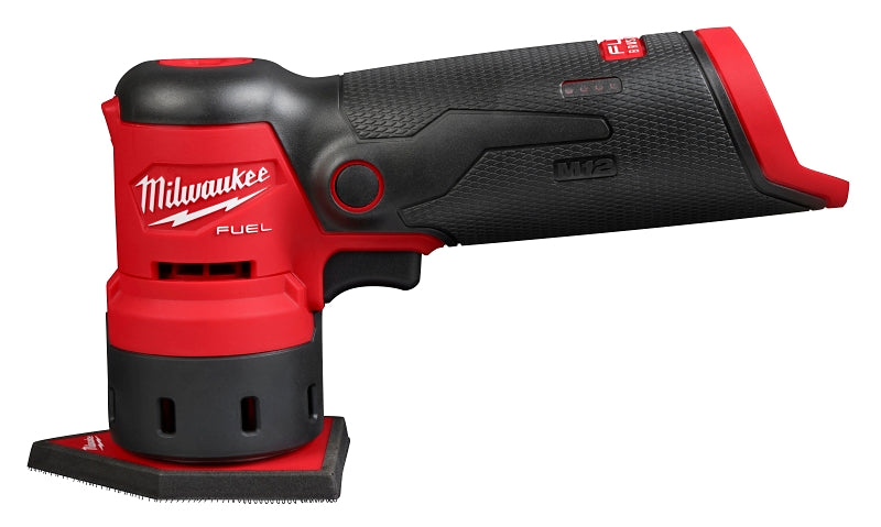 Milwaukee M12 FUEL 2531-20 Orbital Detail Sander, Tool Only, Sponge Pad/Disc, 14,000 opm Load Speed