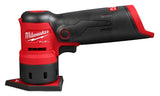 Milwaukee M12 FUEL 2531-20 Orbital Detail Sander, Tool Only, Sponge Pad/Disc, 14,000 opm Load Speed