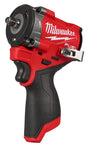 Milwaukee M12 FUEL Series 2562-20 Stubby Impact Wrench, Tool Only, 12 V, 3/8 in Drive, 3500 ipm, 3000 rpm Speed