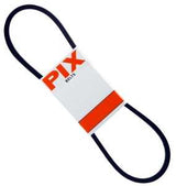 PIX B86/5L890 V-Belt, 89 in Outside Circumference, Molded Cog, 21/32 in W, 3/8 in Thick, Black