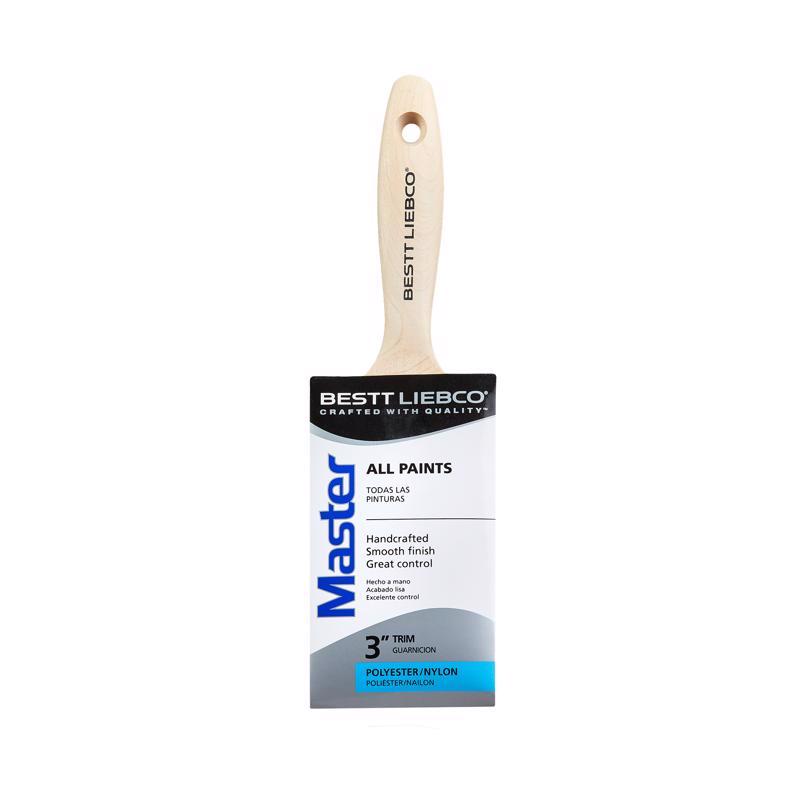 Bestt Liebco Master 3 in. Flat Trim Paint Brush, Pack of 6