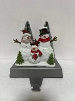 Santas Forest 25004 Snowman Family Stocking Holder, Pack of 12