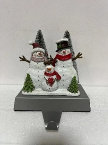 Santas Forest 25004 Snowman Family Stocking Holder, Pack of 12
