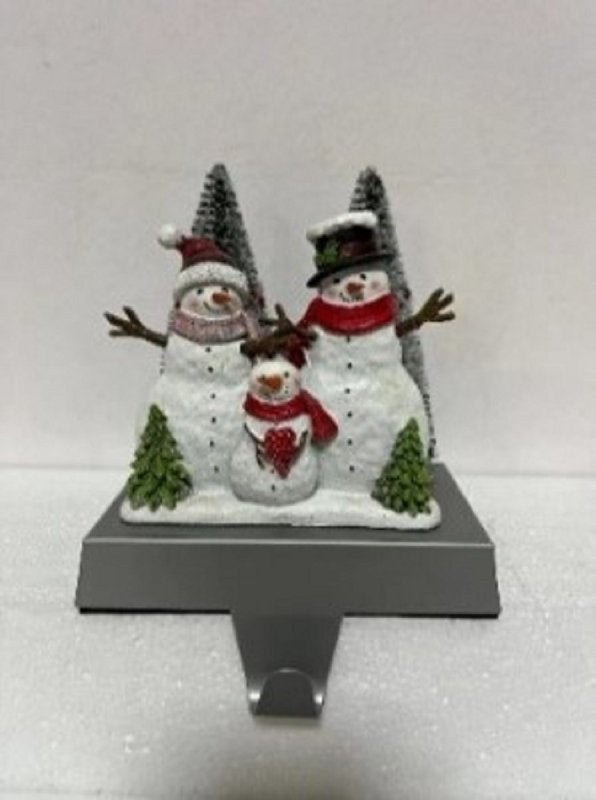Santas Forest 25004 Snowman Family Stocking Holder, Pack of 12