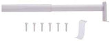 ProSource 21015PHX-PS Adjustable Closet Rod, 72 to 96 in L, Steel