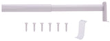 ProSource 21015PHX-PS Adjustable Closet Rod, 72 to 96 in L, Steel