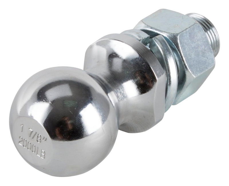 Vulcan HBB09 Hitch Ball, 1-7/8 in Dia Ball, 1 in Dia Shank, 2,000 lb Gross Towing, Pack of 6