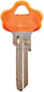 Hy-Ko 13005KW10PDM Key Blank, Brass, Nickel, For: Kwikset Cabinet, House Locks and Padlocks, KW10 Key Number, Assorted, Pack of 5