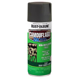 Rust-Oleum Specialty Flat Deep Forest Green Camouflage Spray Paint 12 oz, Pack of 6