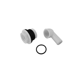 Johnson Pump 81-47246-01 Intake Elbow, Inlet Pipe Gasket and Nut For Manual and Silent Electric Version Toilets