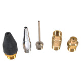 Forney Aluminum/Steel Deluxe Air Blow Gun Kit NPT 30 psi 6 pc