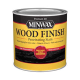 Minwax Wood Finish Semi-Transparent True Black Oil-Based Penetrating Wood Finish 1/2 pt