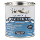 Varathane Ultimate Transparent Gloss Crystal Clear Water-Based Acrylic Modified Urethane Polyurethan, Pack of 4