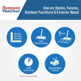 Thompson's WaterSeal Transparent Chestnut Brown Waterproofing Wood Stain and Sealer 5 gal