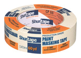 Shurtape 1.41 in. W X 60 yd L Tan High Strength Painter's Tape 1 pk, Pack of 24