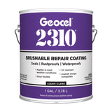 Geocel 2310 Tripolymer Brushable Repair Coating Crystal Clear Multi-Purpose Repair Coating 1 gal, Pack of 4