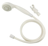 Boston Harbor S2254G22WH Handheld Showerhead, 1.75 gpm, 1/2-14 NPT in Connection, Threaded, 5 -Spray Function, PVC
