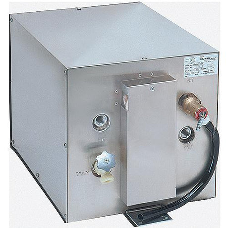 Seaward S600 120V AC 6 Gallon Water Heater With Rear Heat Exchanger, Galvanized Steel Exterior