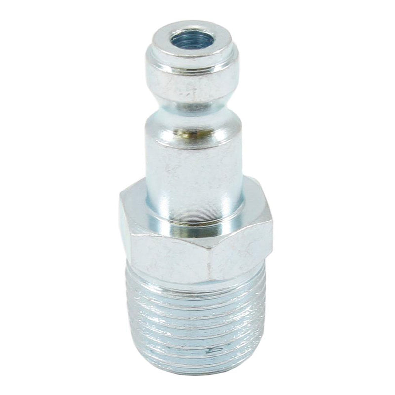 Forney Steel Air Plug 3/8 in. Male X 1/4 in. 1 pc