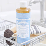 Dr. Bronner's 18-in-1 Baby Organic No Scent Pure-Castile Liquid Soap 16 oz 1 pk, Pack of 12