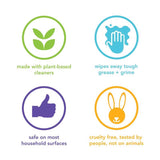 Method Lime and Sea Salt Scent All Purpose Cleaner Liquid 28 oz, Pack of 8