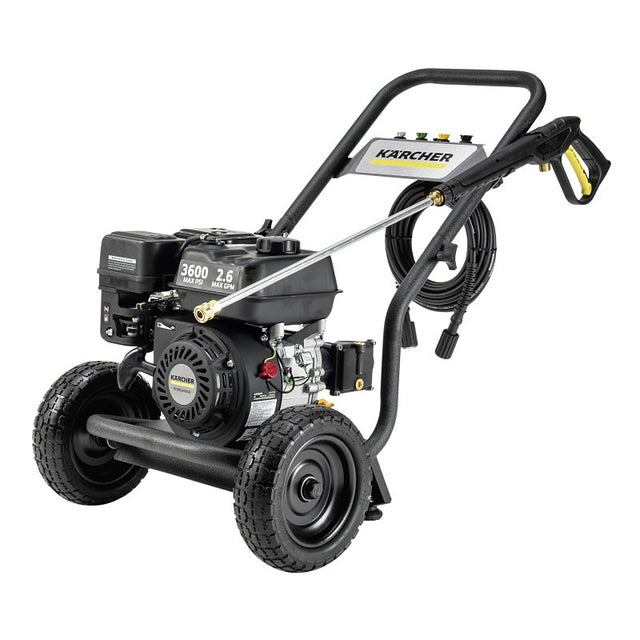 Karcher 1.107-535.0 Gas Pressure Washer, Unleaded Gasoline, 5.9 hp, 212 cc Engine Displacement, 3600 psi Operating